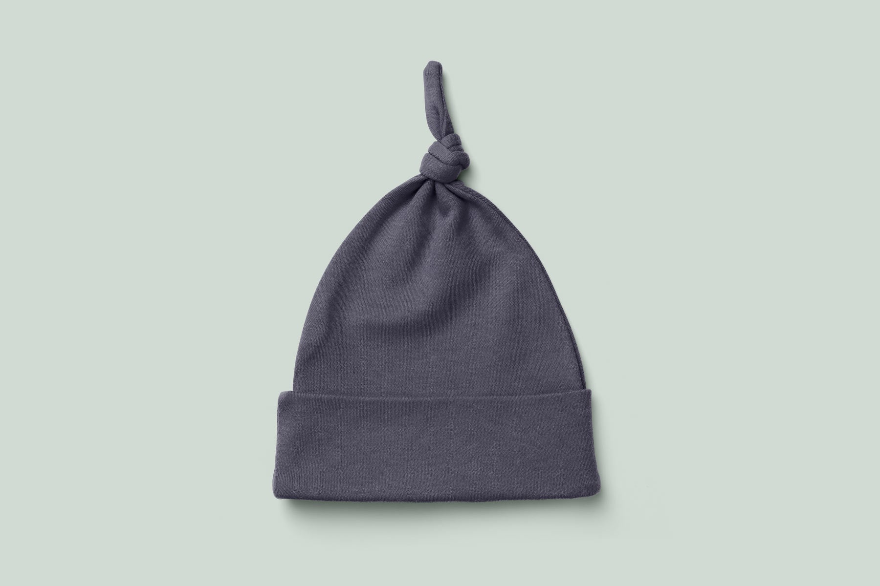 Knotted hat (fox pattern)