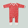 Bamboo romper (holiday pattern)