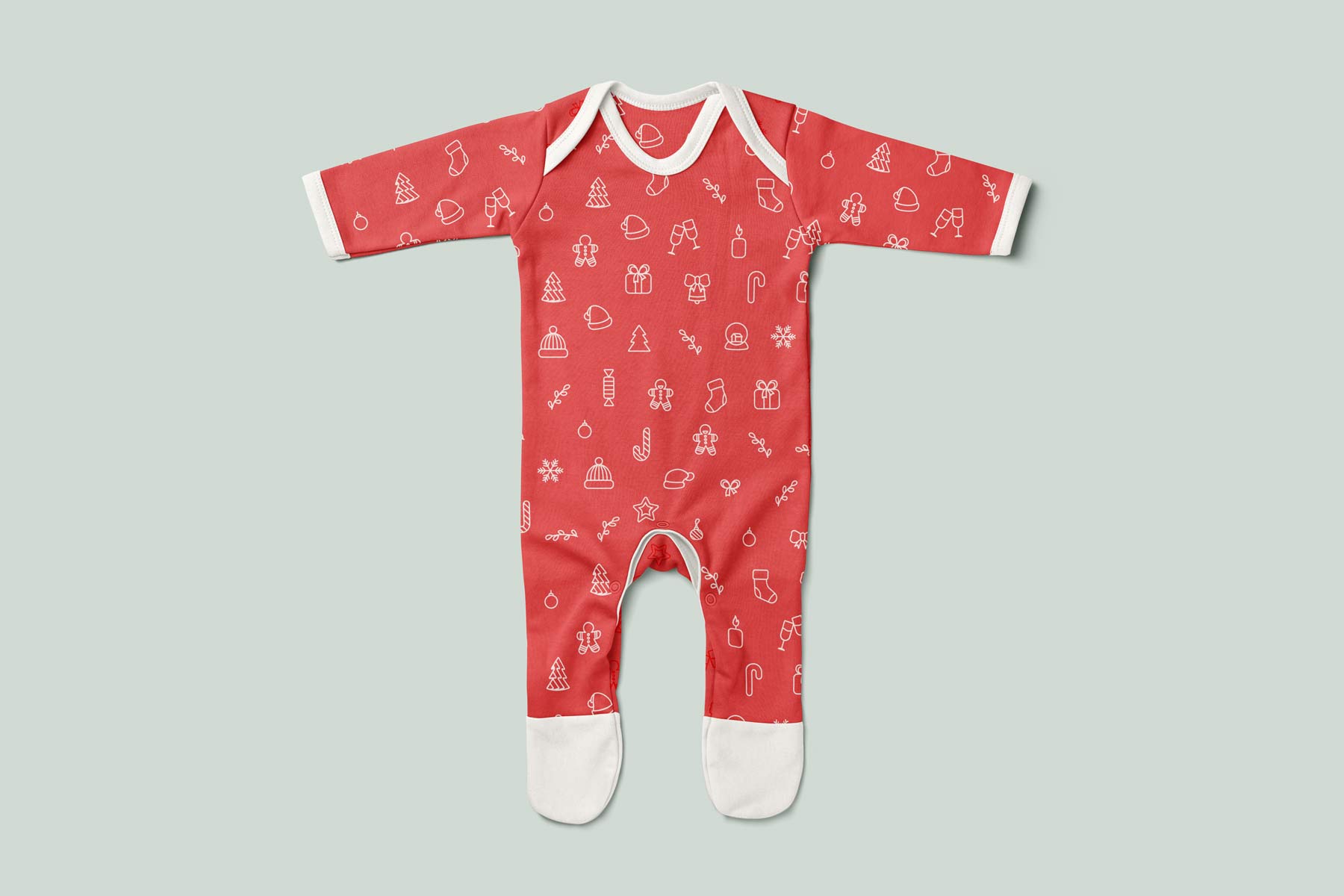 Bamboo romper (holiday pattern)